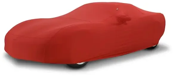 Covercraft Custom Car Covers FF10747FR Custom Form-Fit Car Cover – Bright Red