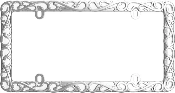 Cruiser Accessories 16230 Glamour License Plate Frame
