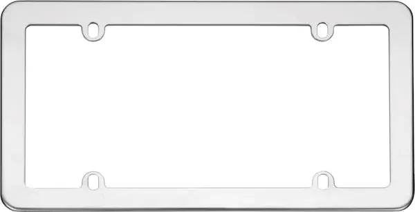 Cruiser Accessories 21110 Stainless License Plate Frame (Stainless Steel)