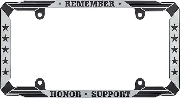 Cruiser Accessories 31050 Military Appreciation License Plate Frame