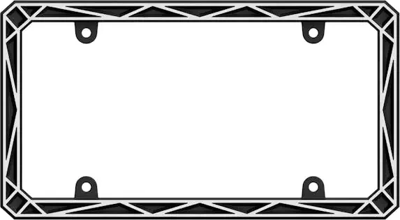 Cruiser Accessories 58953 License Plate Frames