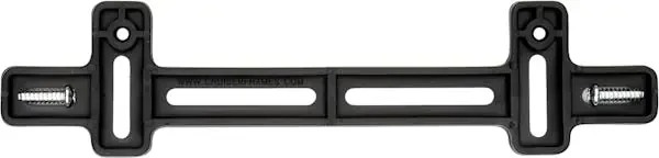 Cruiser Accessories 79050 License Plate Mounting Bracket (Black)