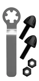 Cruiser Accessories 80753 License Plate Fasteners