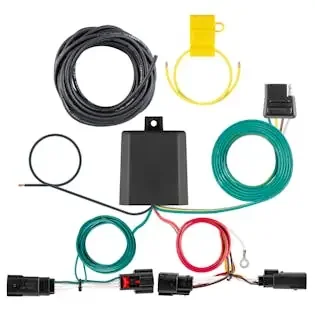 CURT 56546 Custom Wiring Harness, 4-Way Flat Output, Select Ford Mustang Mach-E