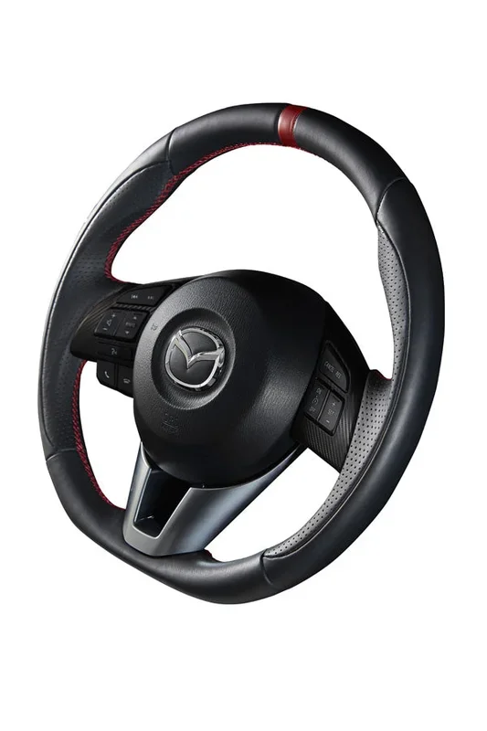 DAMD STEERING WHEEL For MAZDA CX-5 KE 12.2~17.1 SS360-M Nappa leather