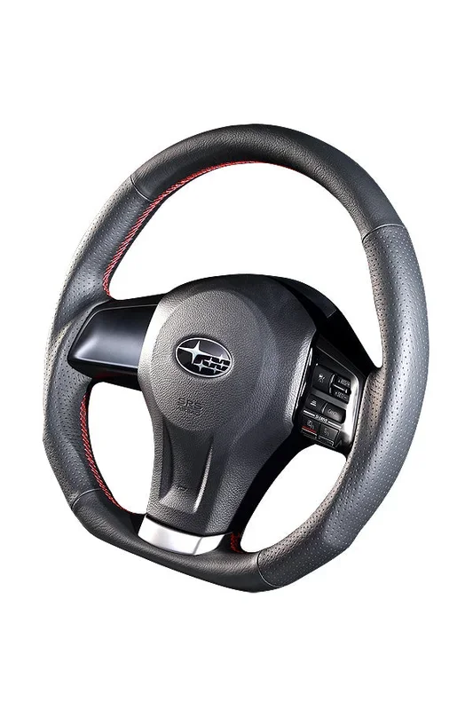 DAMD STEERING WHEEL For SUBARU XV GJ GP (A ~ D) 11/12 ~ SS360-D Red Stitch