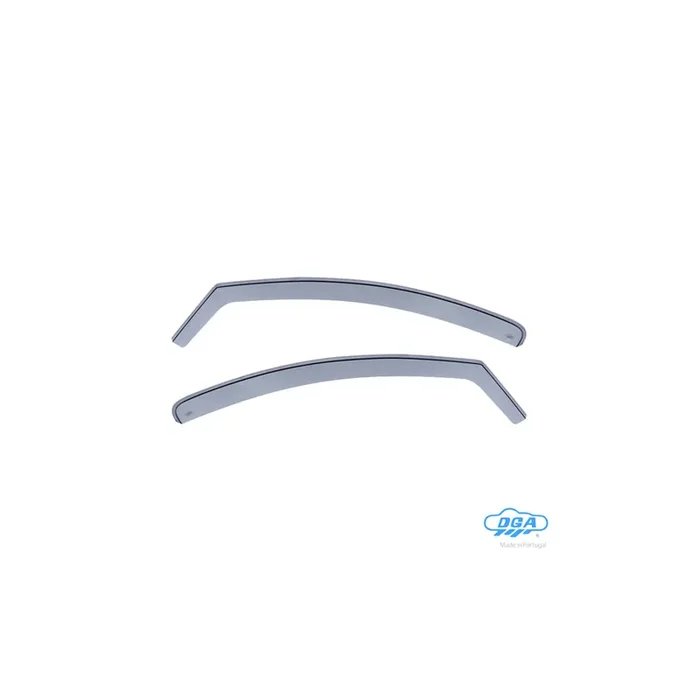 DGA 06407 Wind deflectors for DACIA Duster II Arrow direction, Front, inner
