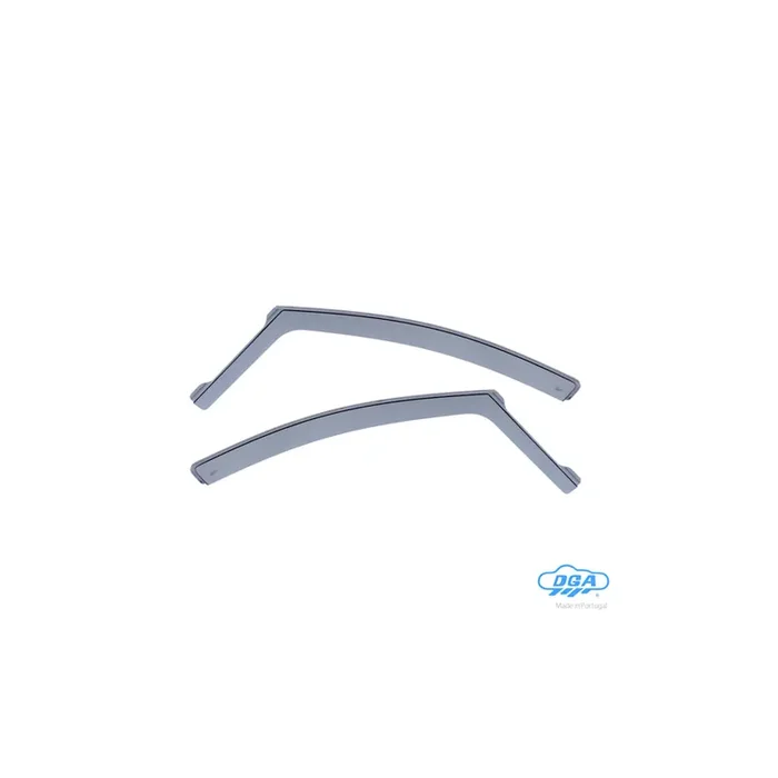 DGA 19022 Wind deflectors for PEUGEOT 207 Arrow direction, Front, inner