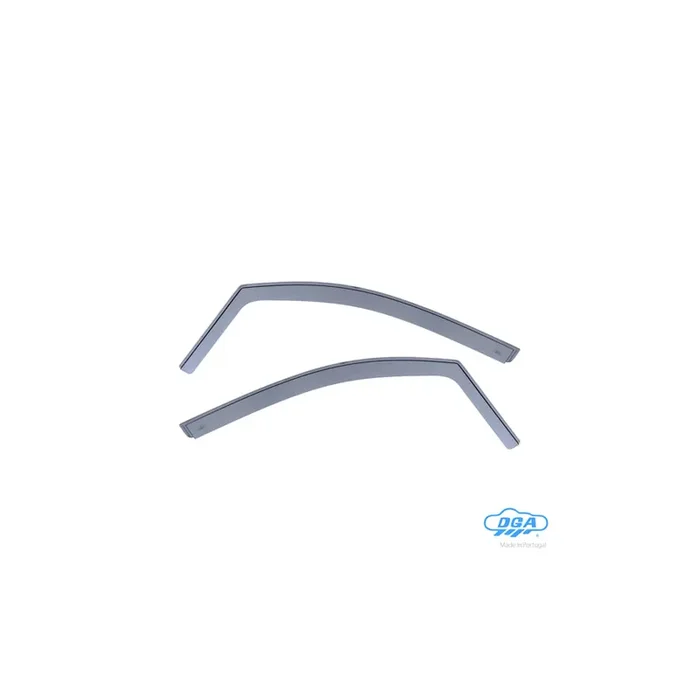 DGA 24025 Wind deflectors for VW CADDY Arrow direction, Front, inner