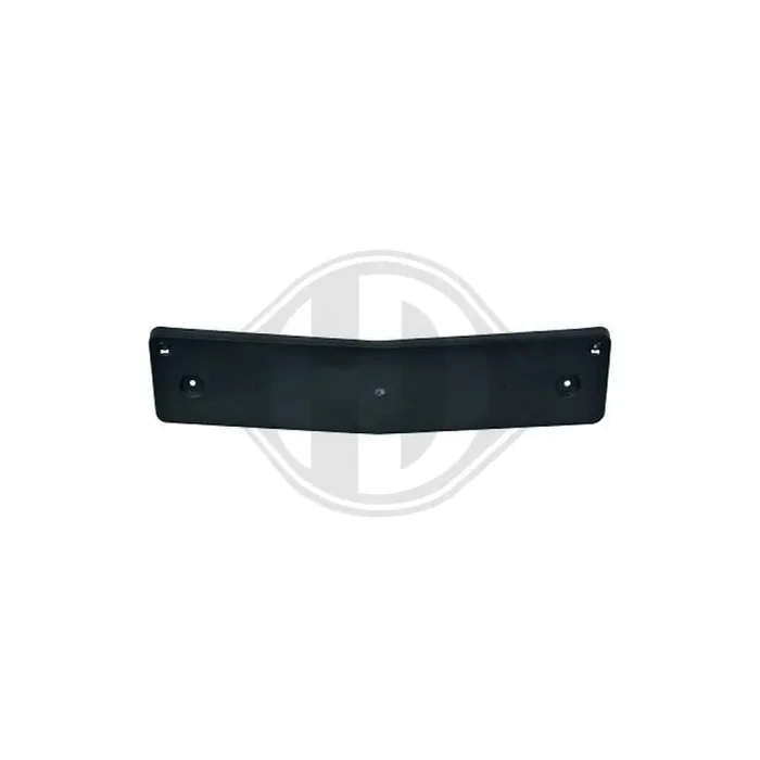 DIEDERICHS 1682054 Number plate holder suitable for MERCEDES-BENZ A-Class (W176) Front, Black, frameless