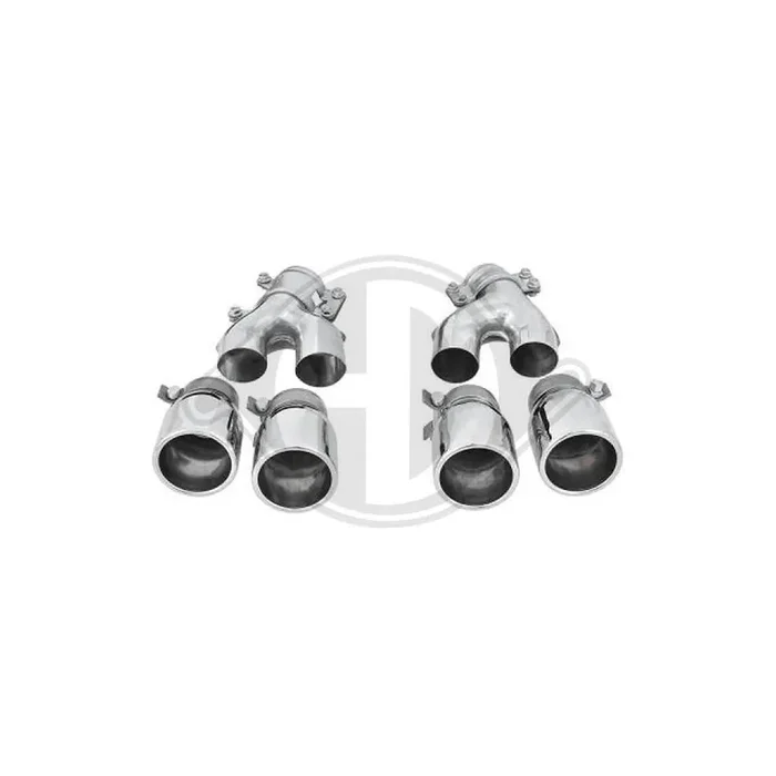 DIEDERICHS 4122600 Exhaust tip for BMW 5 Series Chrome, Stainless Steel, Left, Right