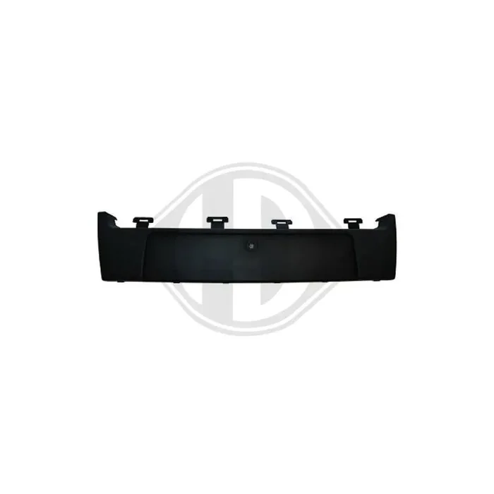 DIEDERICHS 4465454 Number plate holder for RENAULT Scénic III (JZ0/1_) Front, Black, frameless