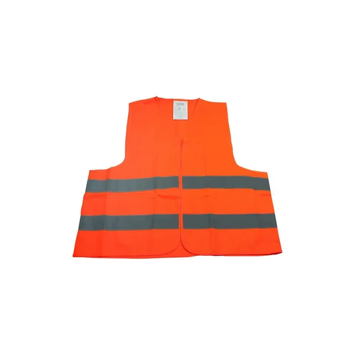 DÖNGES HLF22686 Hi-vis vest Orange, with hook and loop fastener, With reflectors, ISO 20471