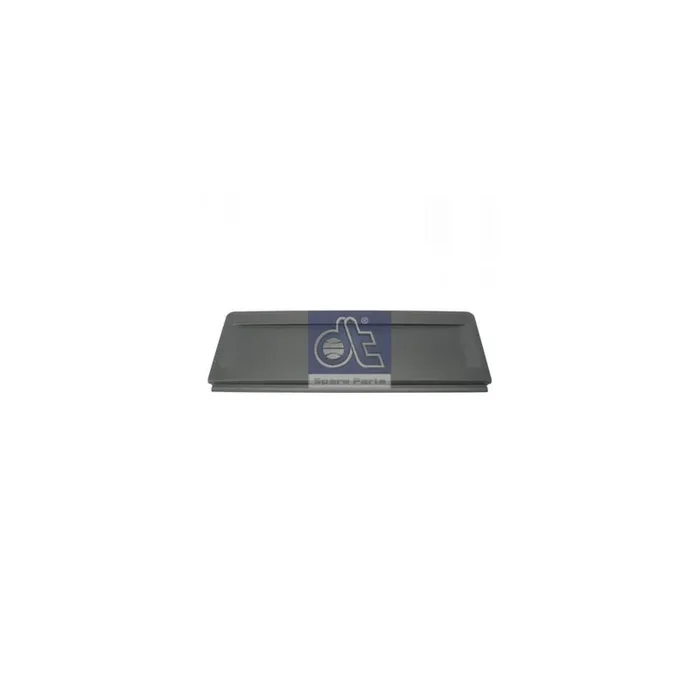 DT Spare Parts 3.80054 Number plate holder Black, frameless