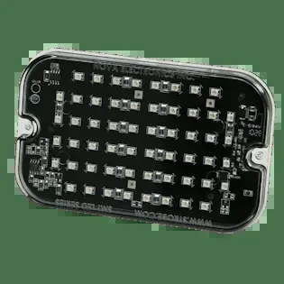 ECCO 3910R 3910 Series Directional LED Warning Light (Red, Rectangular Surface Mount)