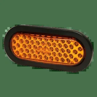 ECCO 3965AA 3965 Series Directional LED Light (Oval Grommet Mount, Amber/Amber Dual-Color)