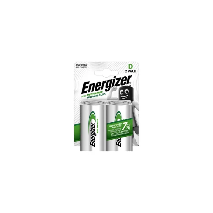 ENERGIZER D (HR20), Power Plus E300322000 Battery 1.2V, 2500mAh, standard, 2
