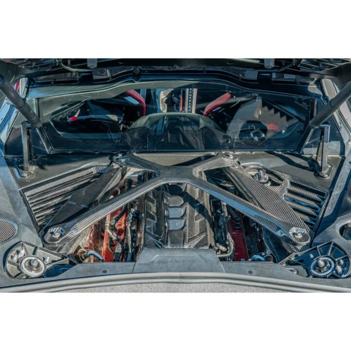 EOS 2020-2024 Chevrolet Corvette C8 Coupe / Z06 Models Carbon Fiber X-Brace