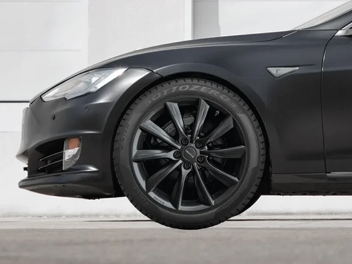 EVANNEX 19×8.5″ Turbine-Style Winter Wheel & Tire Package for Tesla Model S