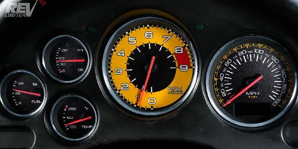 FD RX-7 Gauges – Dragstrip