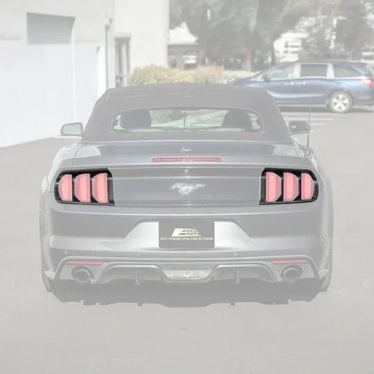 FFP 2015-2017 Ford Mustang Rear Tail Light Trim Bezel Carbon Fiber Cover Pair