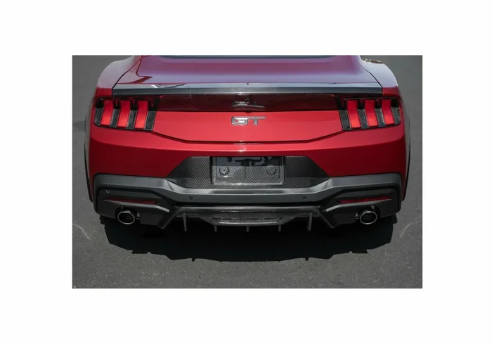 FFP 2024 Ford Mustang Carbon Fiber License Plate Frame Backing