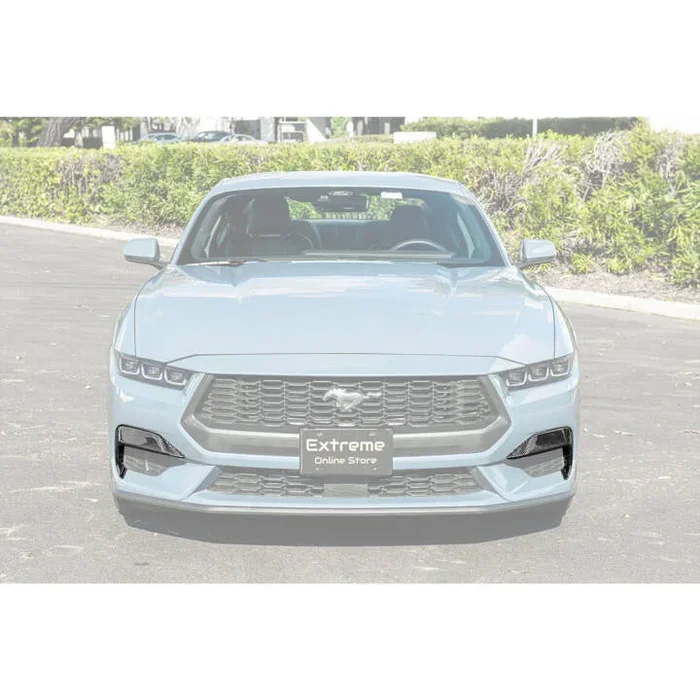 FFP 2024 Ford Mustang EcoBoost Carbon Fiber Front Lower Side Grille Inserts
