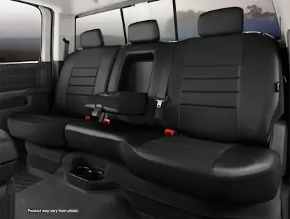 Fia SL67-63 BLK/BLK LeatherLite™ Custom Seat Cover