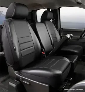 Fia SL69-27 BLK/BLK LeatherLite™ Custom Seat Cover