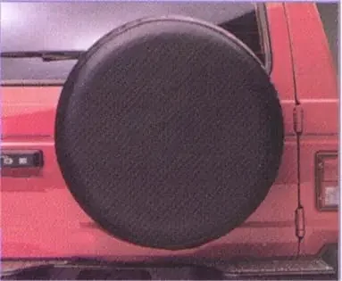 Fia TC227 BLACK Tire Cover