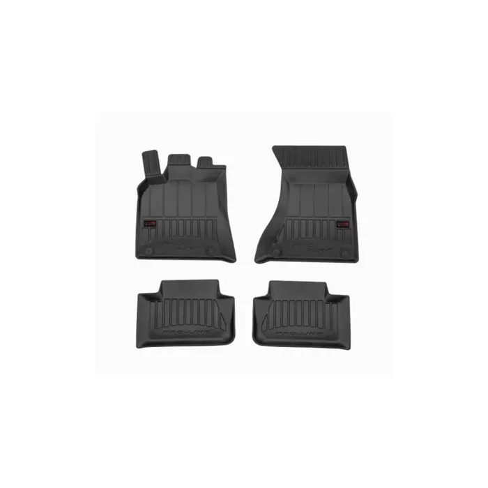 FROGUM 3D407763 Floor mat set for PORSCHE Macan (95B) Elastomer, Front and Rear, Quantity 4, Black