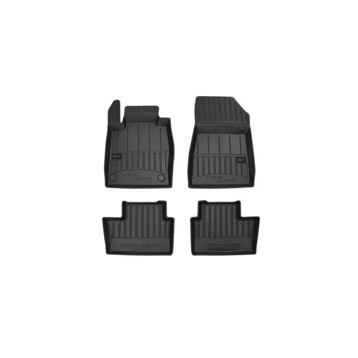 FROGUM Tailored 3D409811 Floor mat set for NISSAN Juke II (F16) Elastomer, Front and Rear, Quantity 4, Black, (LHD)