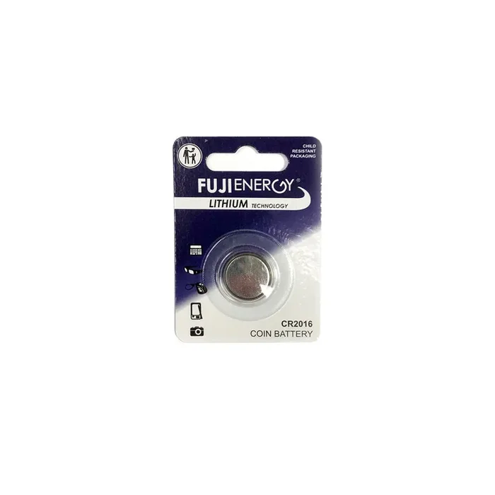 Fuji Energy Lithium CR2016 Coin Cell (Card of 1)
