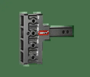 Gen-Y Hitch GH-404 MEGA-DUTY 2″ Offset Shank 2.5 Rise, 5″ Drop 1.5K TW 10K Hitch Only