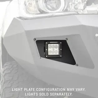 Go Rhino 241743T BR5.5/BR6/BR10.5/BR11 Light Plates (4×4 Surface Mount)