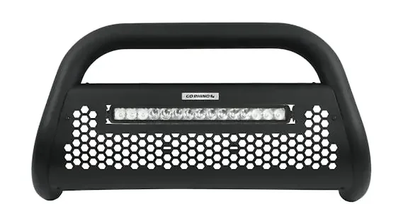 Go Rhino 55523LT RC2 LR Bull Bar with Mounting Brackets, Single Row 20″ Light Bar Kit