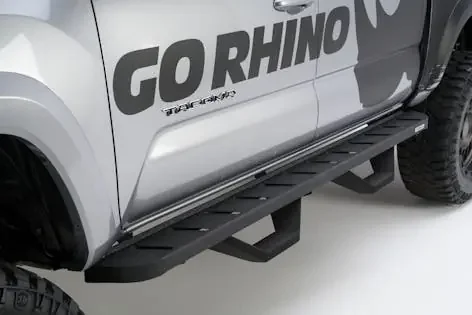 Go Rhino 6343068720T RB10 Running Boards with Mounting Brackets, 2 Pairs Drop Steps Kit