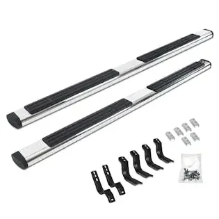 Go Rhino 686404080PS 6″ OE Xtreme Side Steps with Mounting Brackets Kit