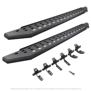 Go Rhino 69036880PC RB20 Running Boards with Mounting Brackets Kit