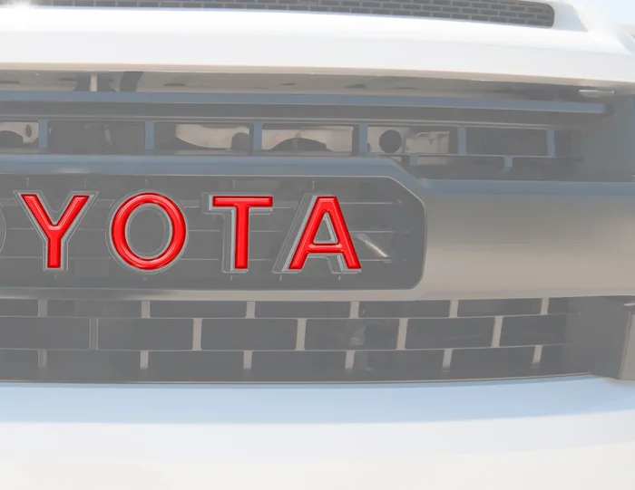 Grille Letter Overlays Fits 2014-2021 Toyota Tundra