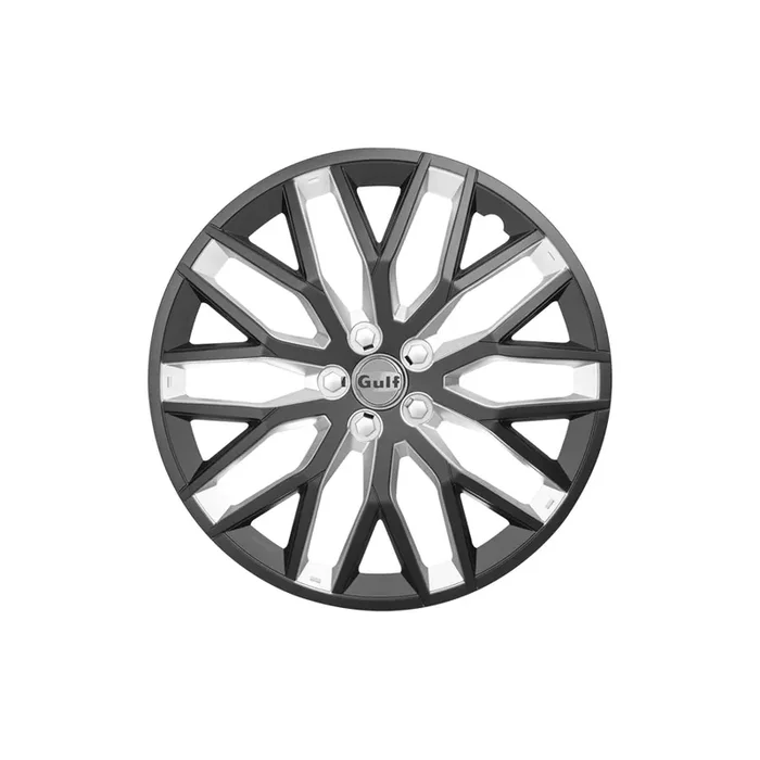 GULF Gulf E13GT40.BKBS Wheel trims 13 Inch Black/Silver