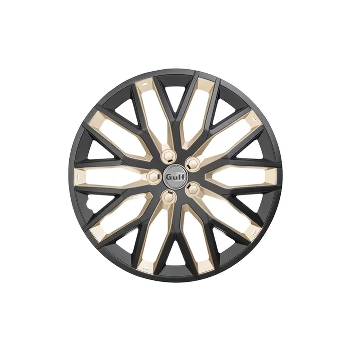 GULF Gulf E15GT40.BGD Wheel trims 15 Inch Black, gold
