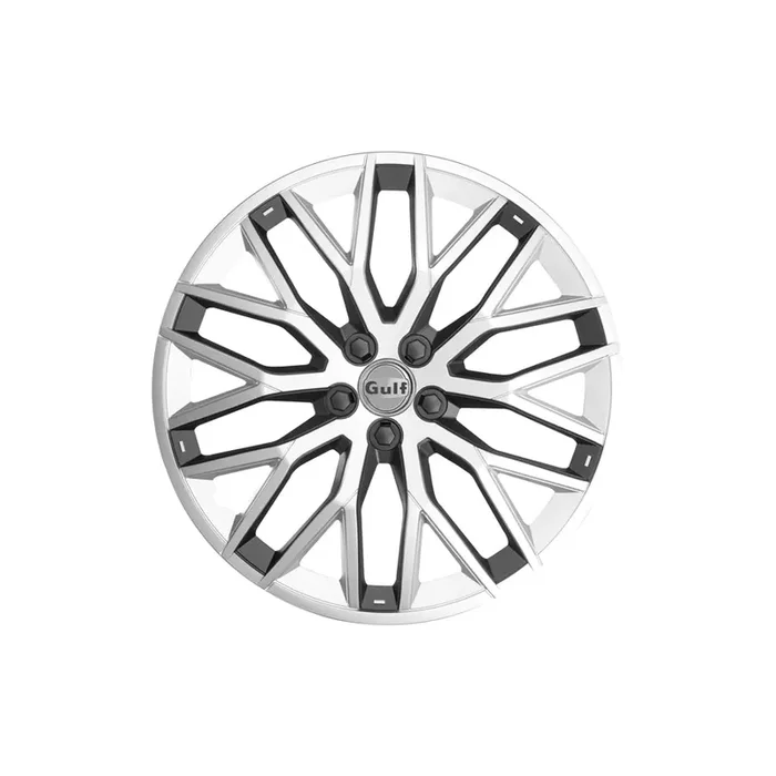 GULF Gulf E16GT40.BSBK Wheel trims 16 Inch Black, Silver