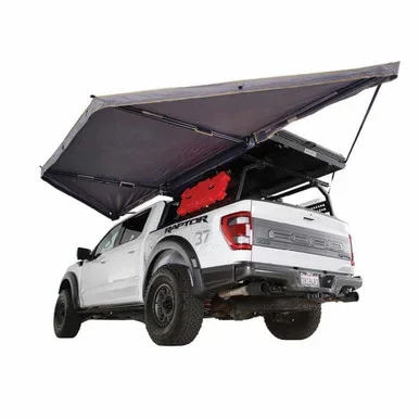 HD Nomadic 180 LTE Awning – Dark Grey with Black Travel Cover Universal
