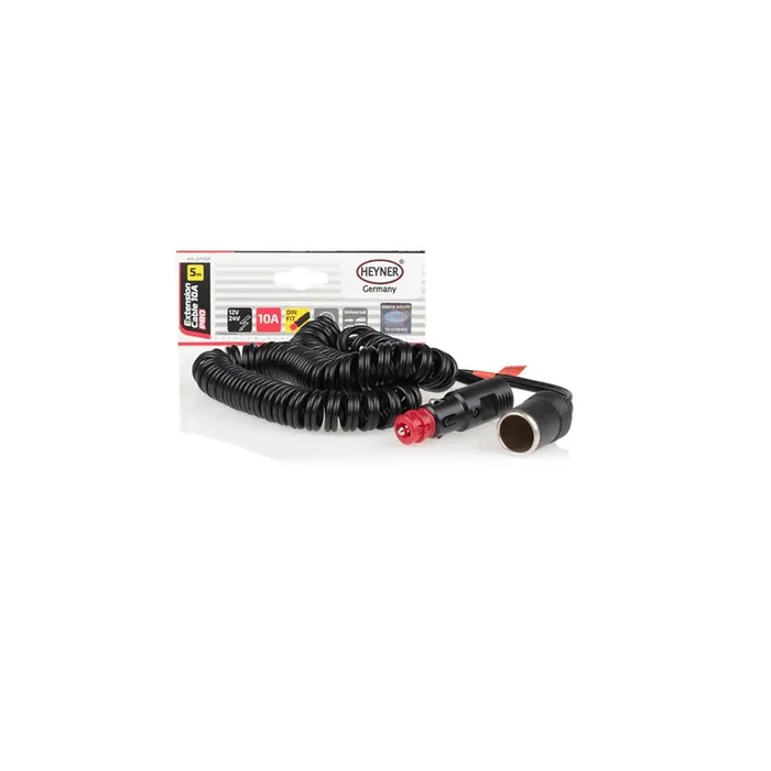HEYNER ExtensionCable Pro 511350 Cigarette lighter extension 12, 24V, 10A, max. 120W