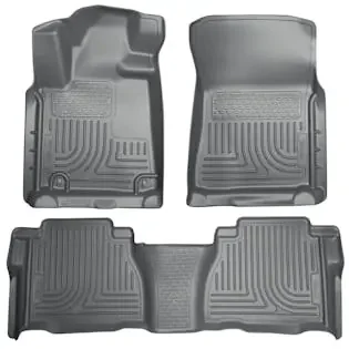 Husky Liners 98582 Weatherbeater – Front & 2nd Seat Floor Liners (Footwell Coverage)
