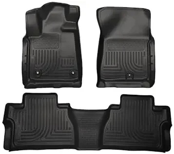 Husky Liners 99561 Weatherbeater – Front & 2nd Seat Floor Liners (Footwell Coverage)