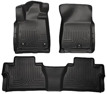 Husky Liners 99581 Weatherbeater – Front & 2nd Seat Floor Liners (Footwell Coverage)