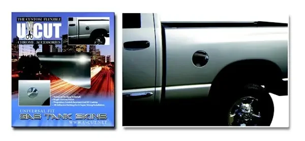 ICI UCUT-GT Proflex U-Cut Chrome Gas Tank Skin