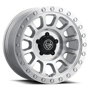 ICON Alloys 8017859057SM ICON ALLOYS HULSE SILVER MACHINED – 17 X 8.5 / 6 X 5.5 / 25MM / 5.75″ BS